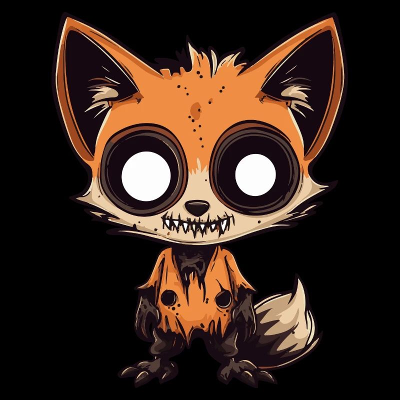 Fox Halloween Comic Funny