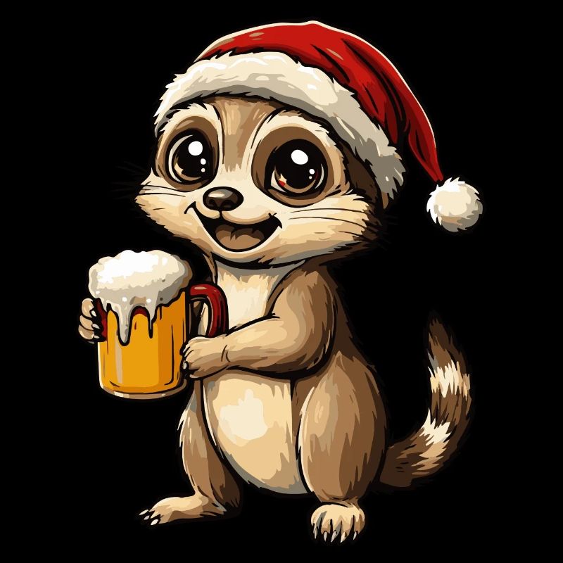 Erdmännchen Bier Xmas Weihnachten