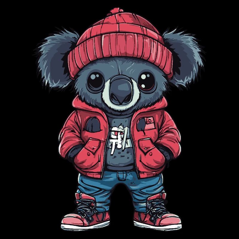 Koala Funny Winter