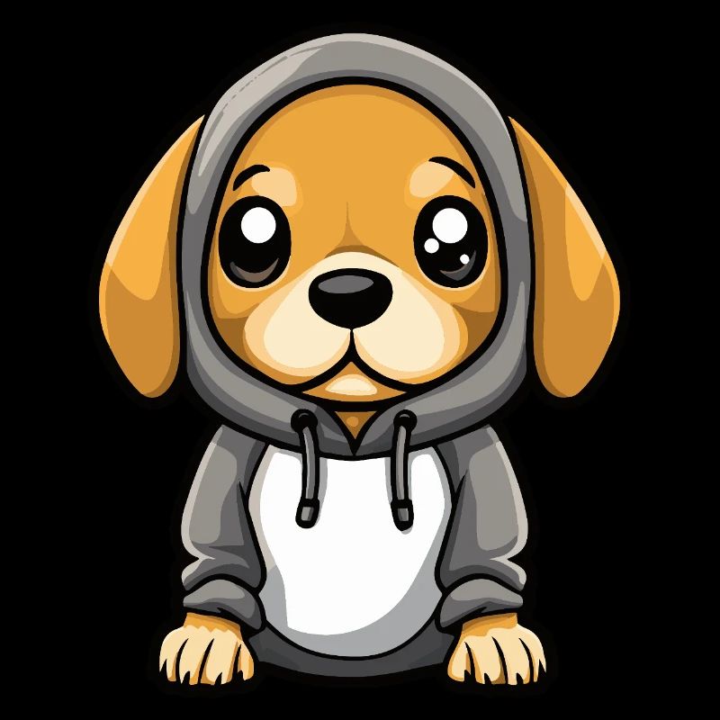 Beagle chien drôle