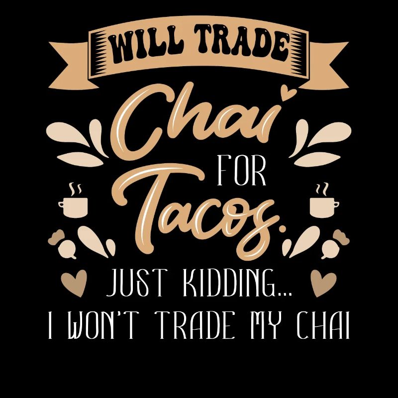 Chai Latte Tee trinken Teetrinker