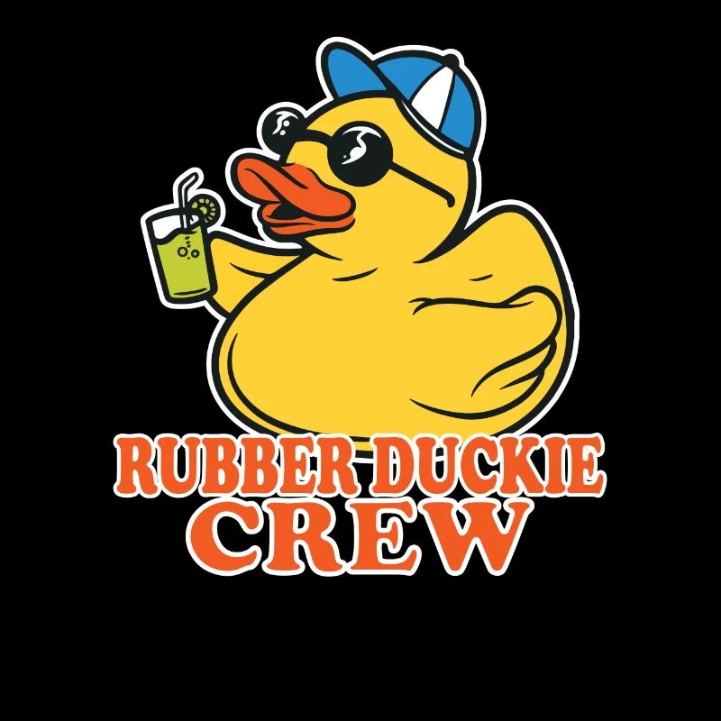 Rubber Duckie Crew Cute Duck