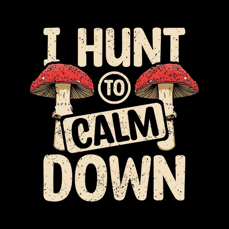 Je chasse les champignons pour me calmer