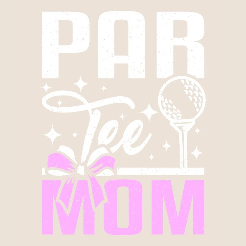 Design de maman par tee pour mère golfeuse