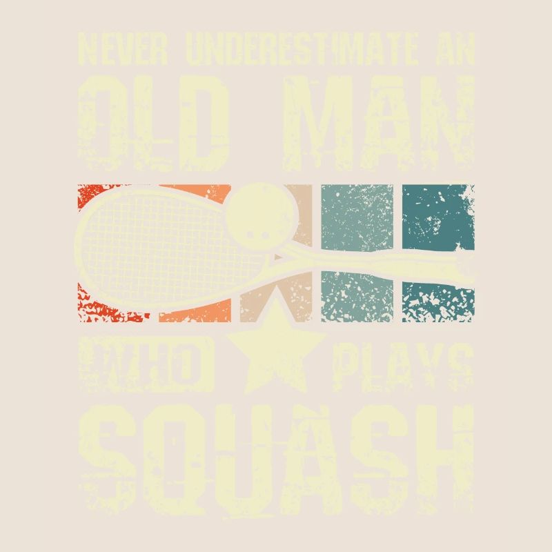 Never underestimate an old man who plays squash