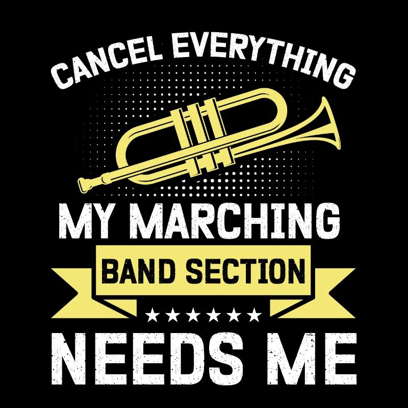 Marching Band Section Proud Musician