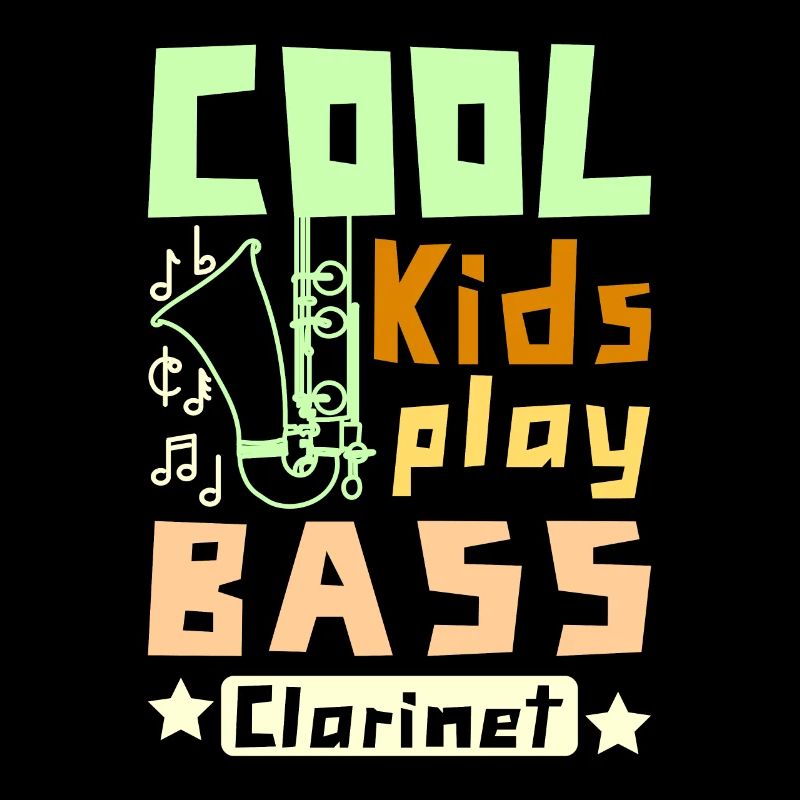 Pour les enfants, Cool Kids joue de la clarinette basse