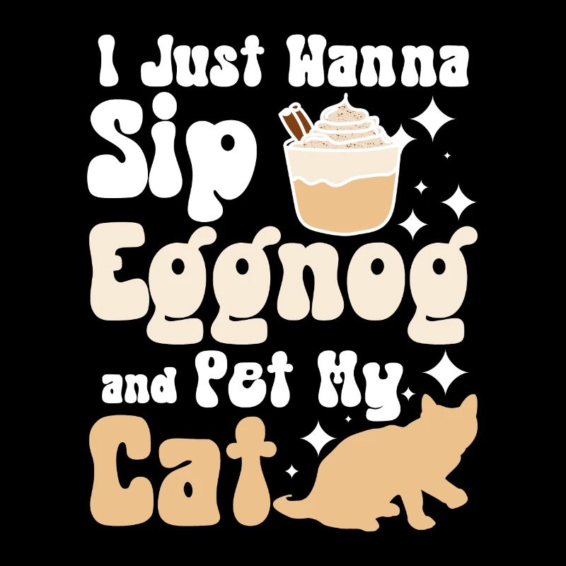 Je veux juste siroter du lait de poule et caresser mon chat