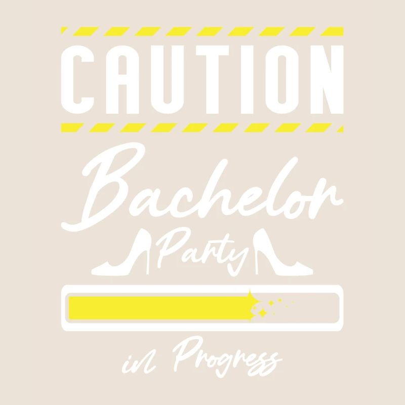 Bridesmaid Caution Bachelor Party In Progress