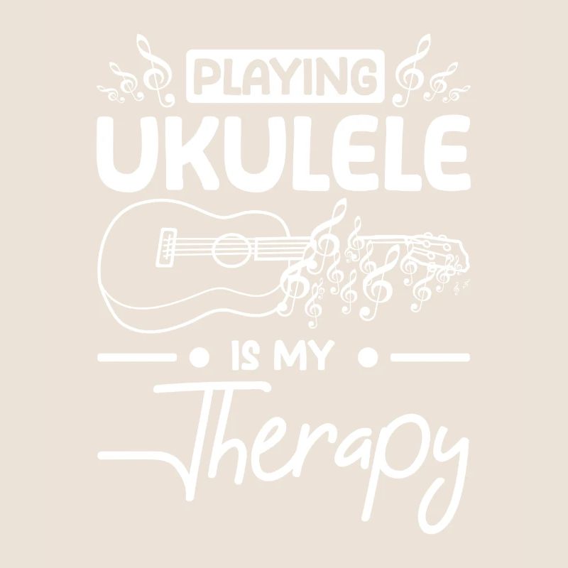 Playing ukulele is my therapy