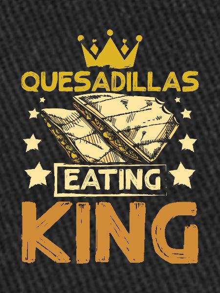 Quesadillas mangeant roi
