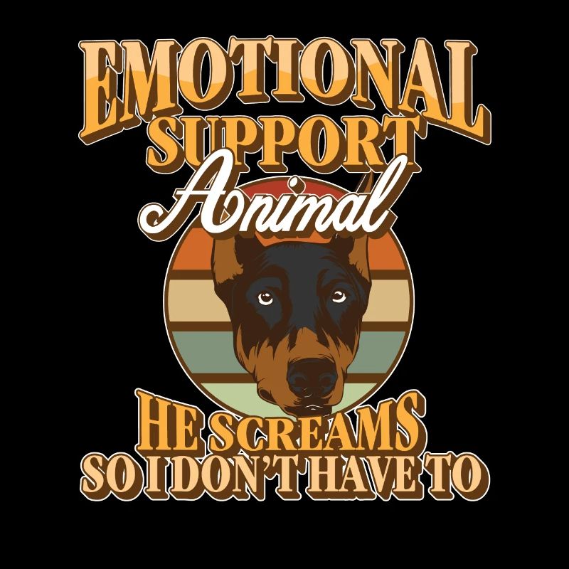 Emotional Support Animal He Screams So I Don't