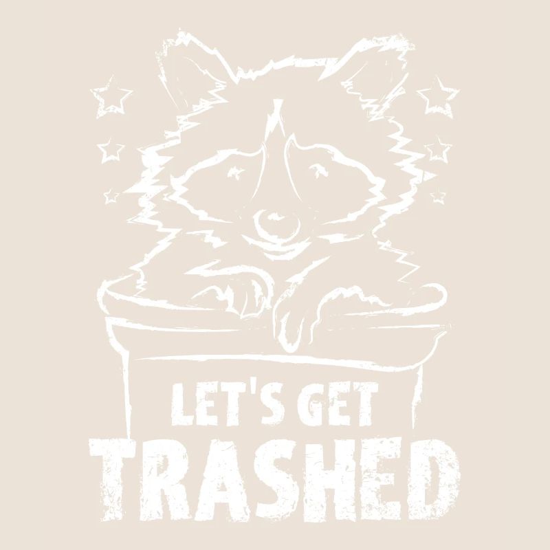 Let's get trashed raccoon
