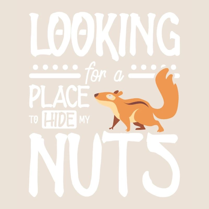 Funny Squirrel looking for a place to hide my nuts