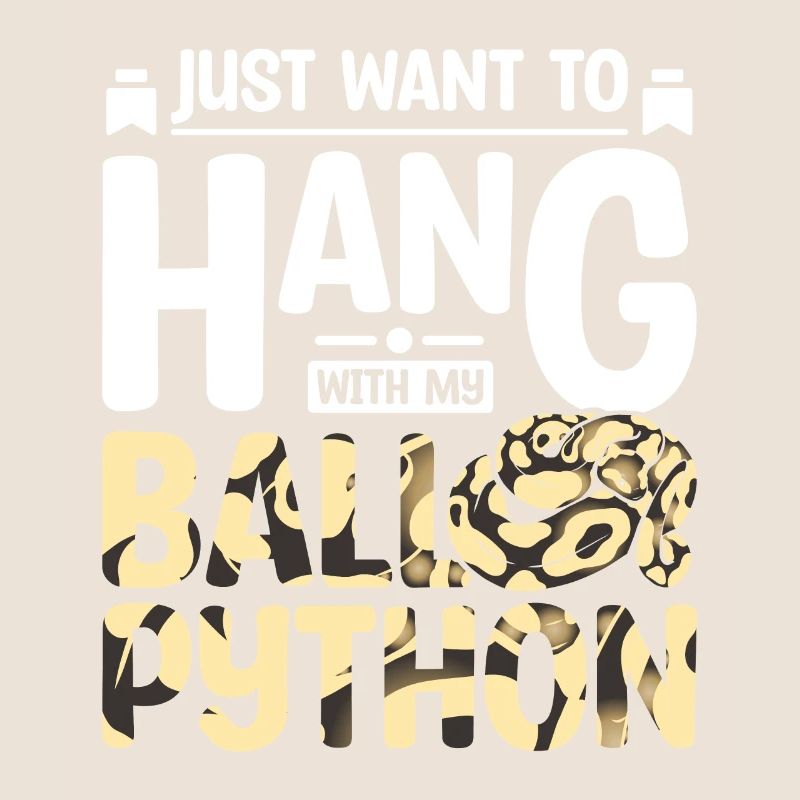 Just want to hang with my ball python