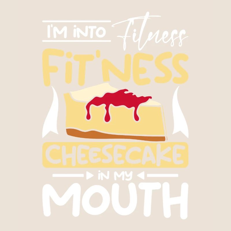 Je suis en forme Cheesecake dans la bouche