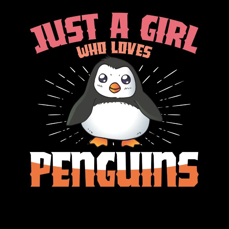 Lustiger Pinguin Tier Vogel Niedlich Spaß Liebhabe