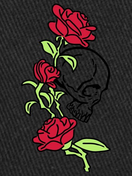 skull and roses es123
