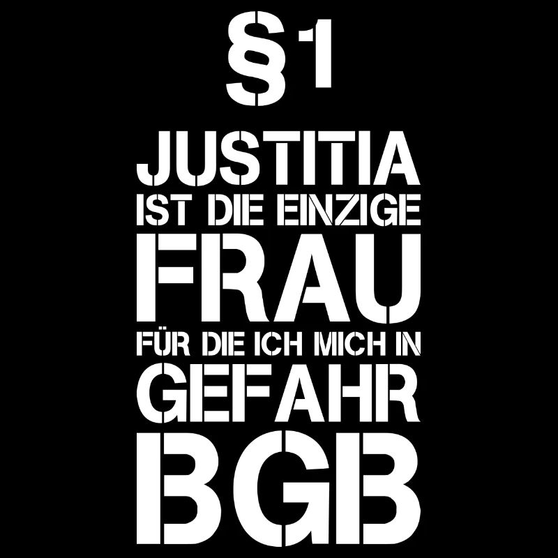 Justitia bgb Anwalt Beruf Spruch Jura Geschenk
