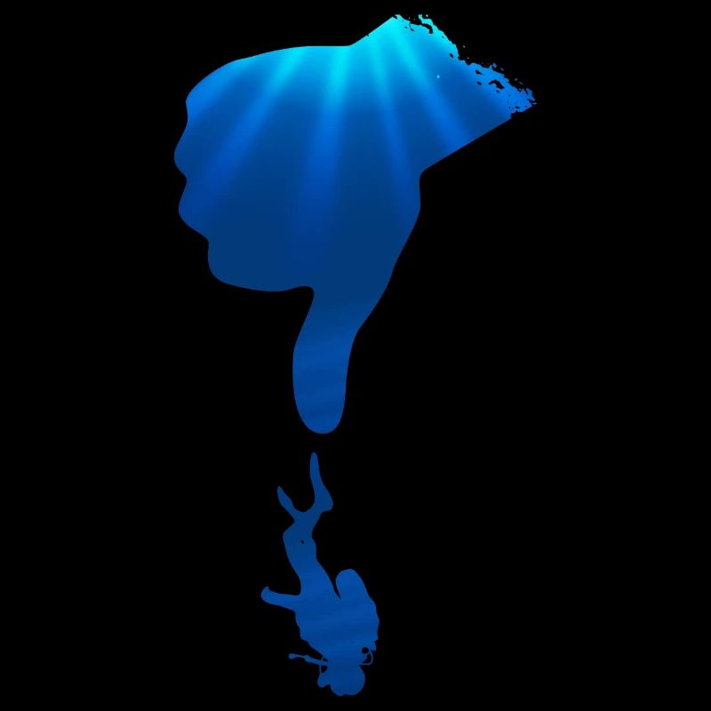 Divers scuba diving sea diving gift