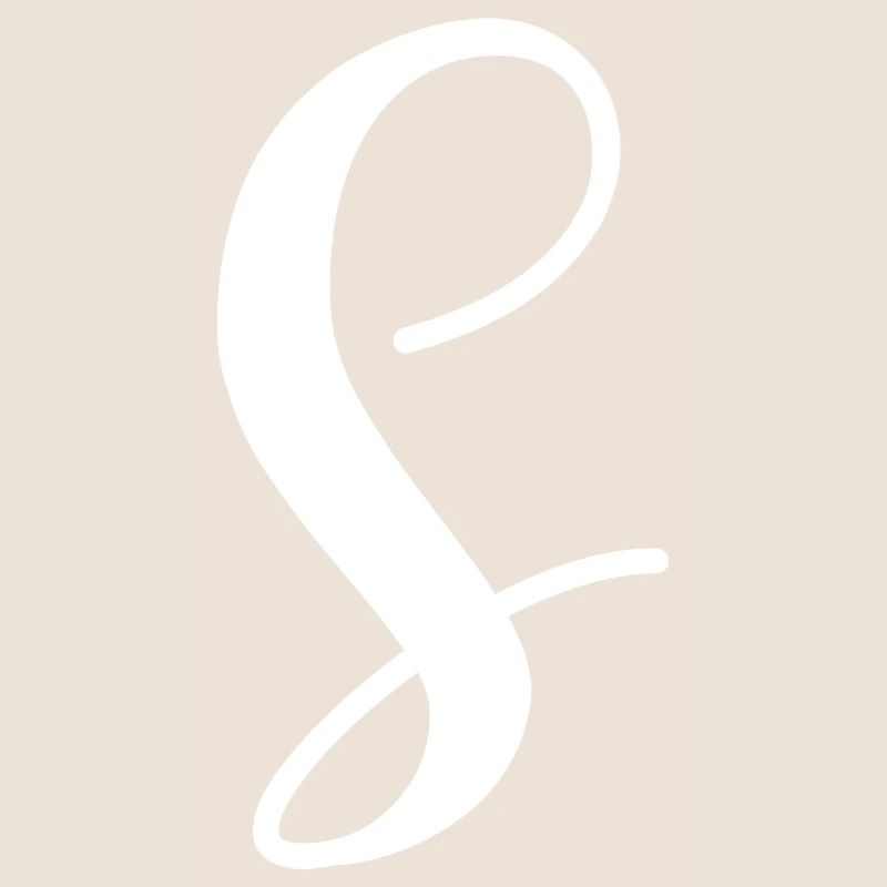 Calligraphy, initial S