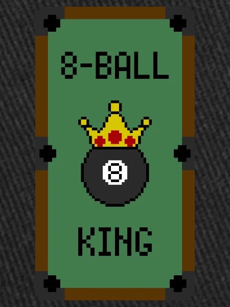 Retro 8-Bit 8-Ball King (Table)