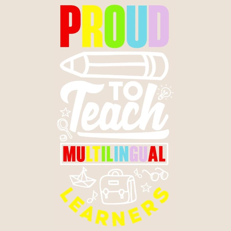 Le linguiste enseignant d’anglais langue seconde fier d’enseigner le multilingue