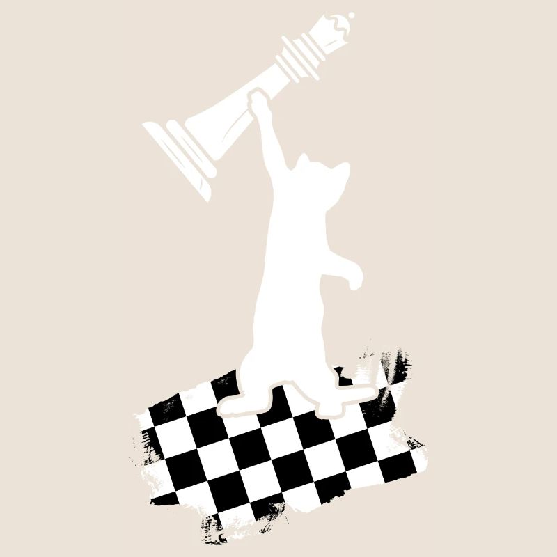 checkmate cat pièce d’échecs échiquier