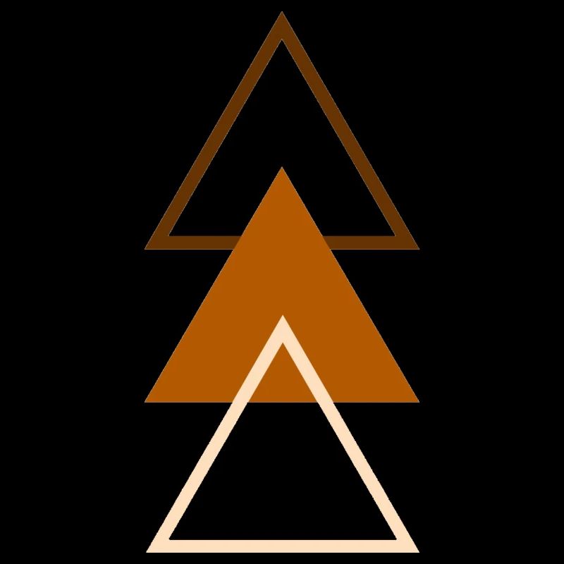 brown triangles
