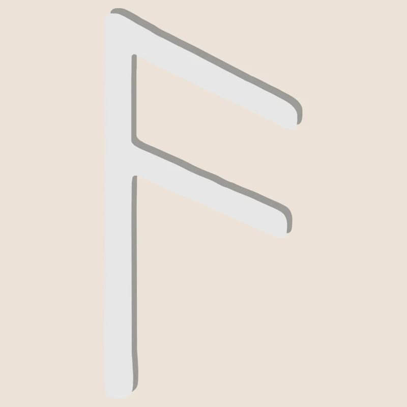 Futhark Runic Alphabet Ansuz