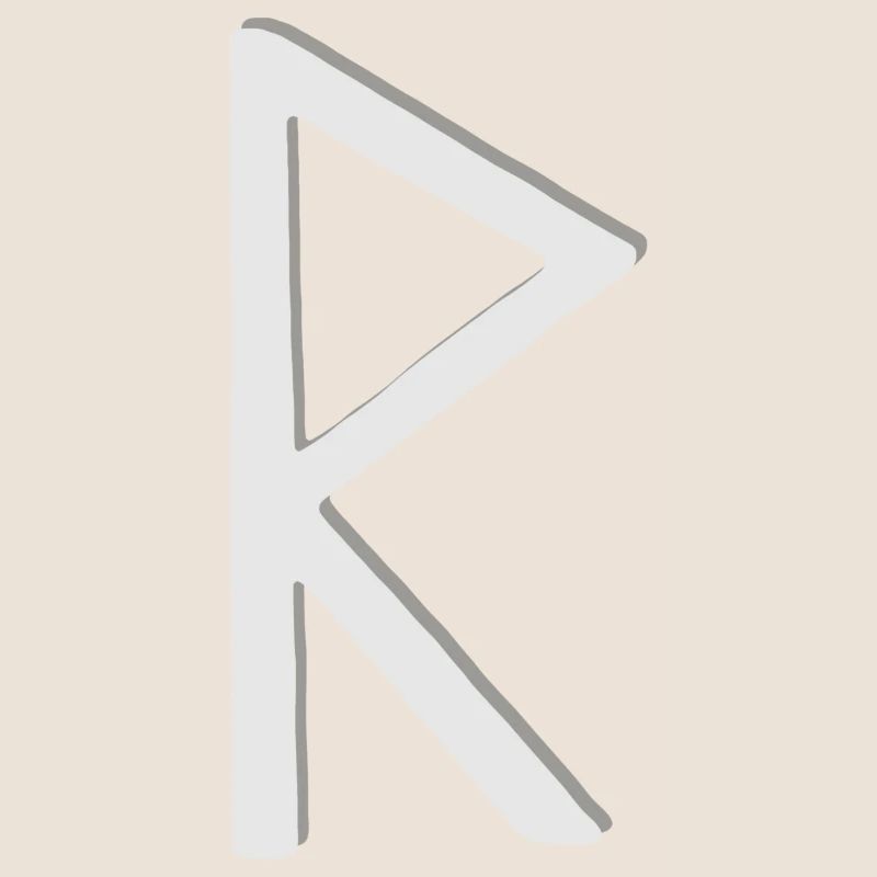 Futhark Runenalphabet Raidho