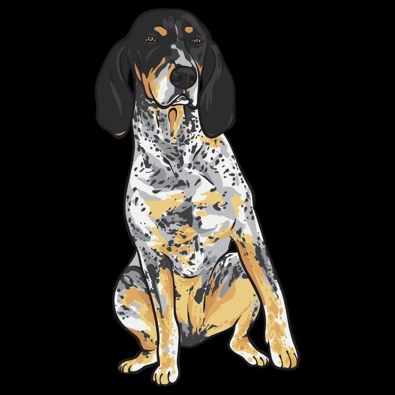 Bluetick Coonhound cadeau drôle de dicton