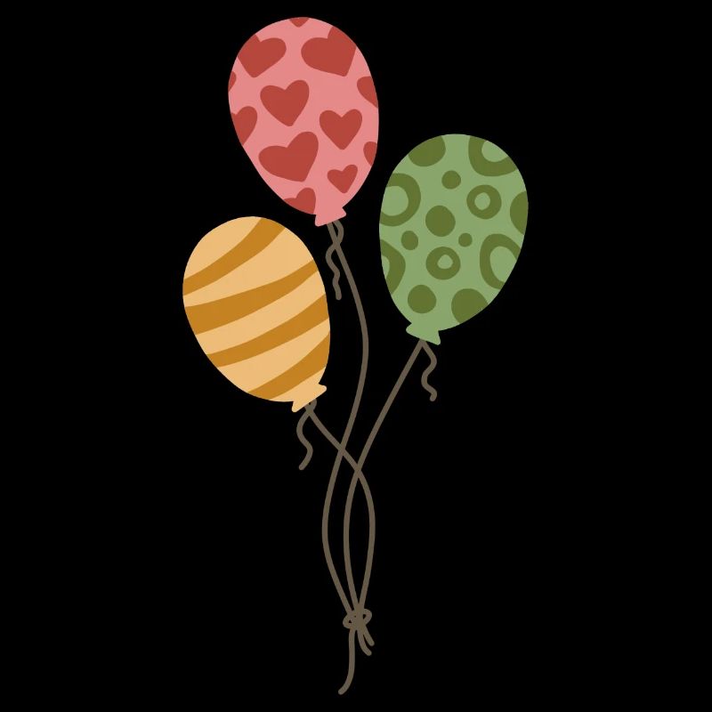 Ballons Luftballons Geburtstagsgeschenk Pastell