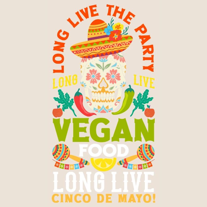 Vive la nourriture végétalienne Vive le Cinco de Mayo