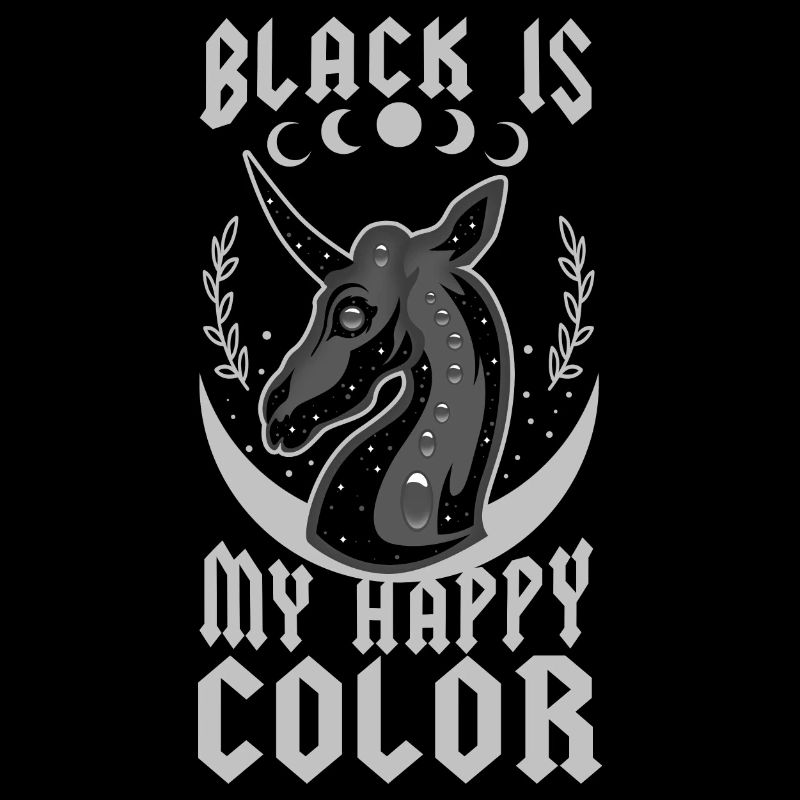 Le noir est ma couleur heureuse