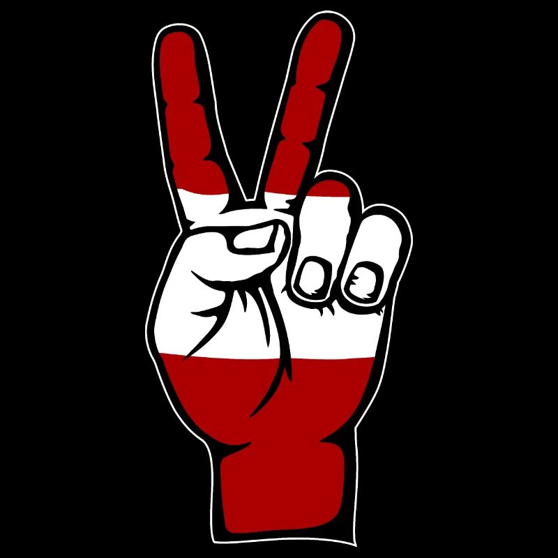 Drapeau de l’Autriche Symbole de la Victoire de la Paix