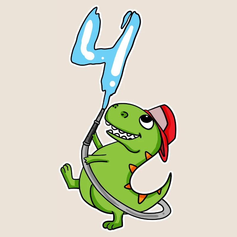 4e anniversaire dinosaure