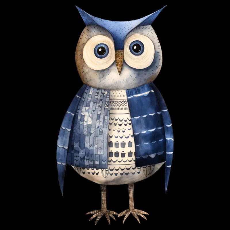 Whimsical Owl Explorer Tee - Nature & Adventure