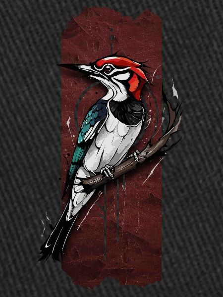Rhythmic Drummer: Woodpecker's Percussion