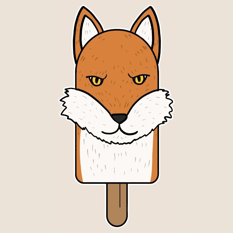 Fox Head Popsicle