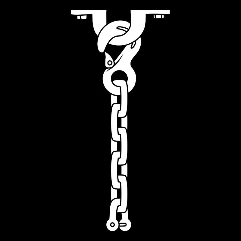 collier cravate BLANC