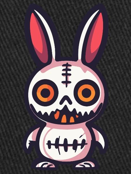 Bunny Halloween Comic Funny