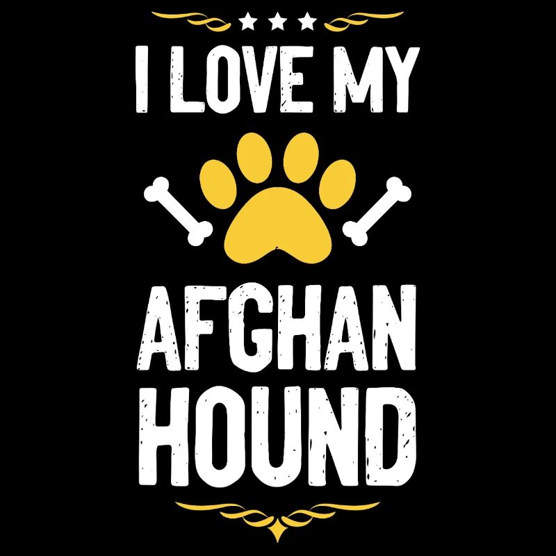 J’adore mon lévrier afghan
