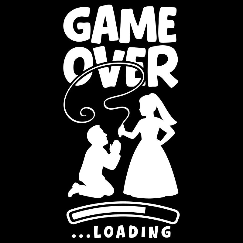 Game Over Hochzeit Ehepaar