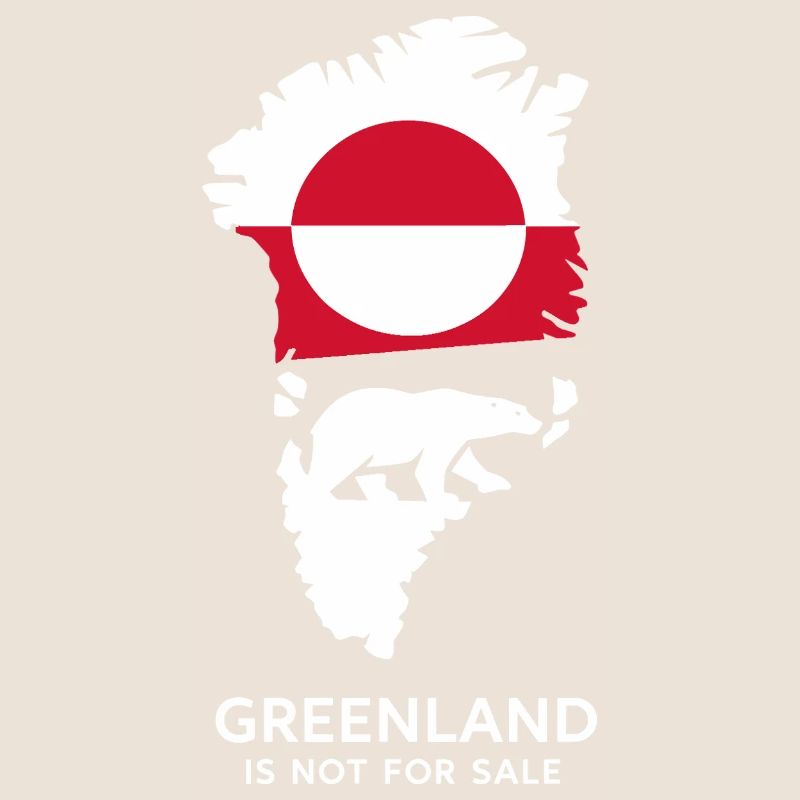 Grönland Polar Bär Flagge Arctic Nature Gift