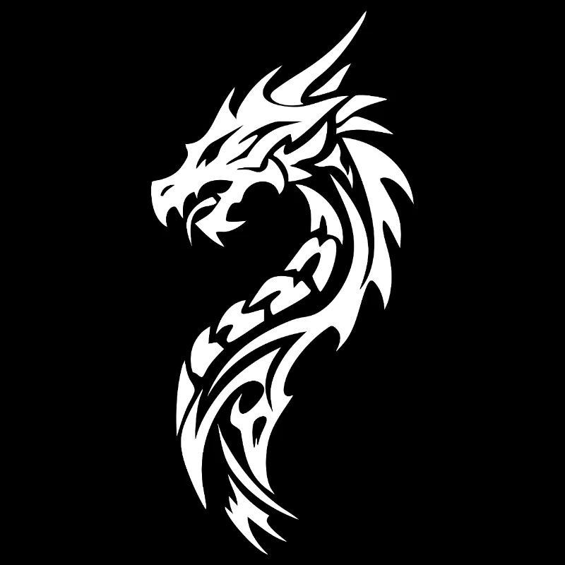 Tribal Drache Silhouette