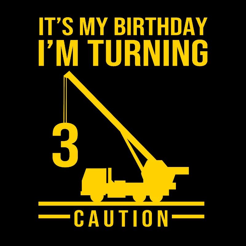 Children's birthday party construction site