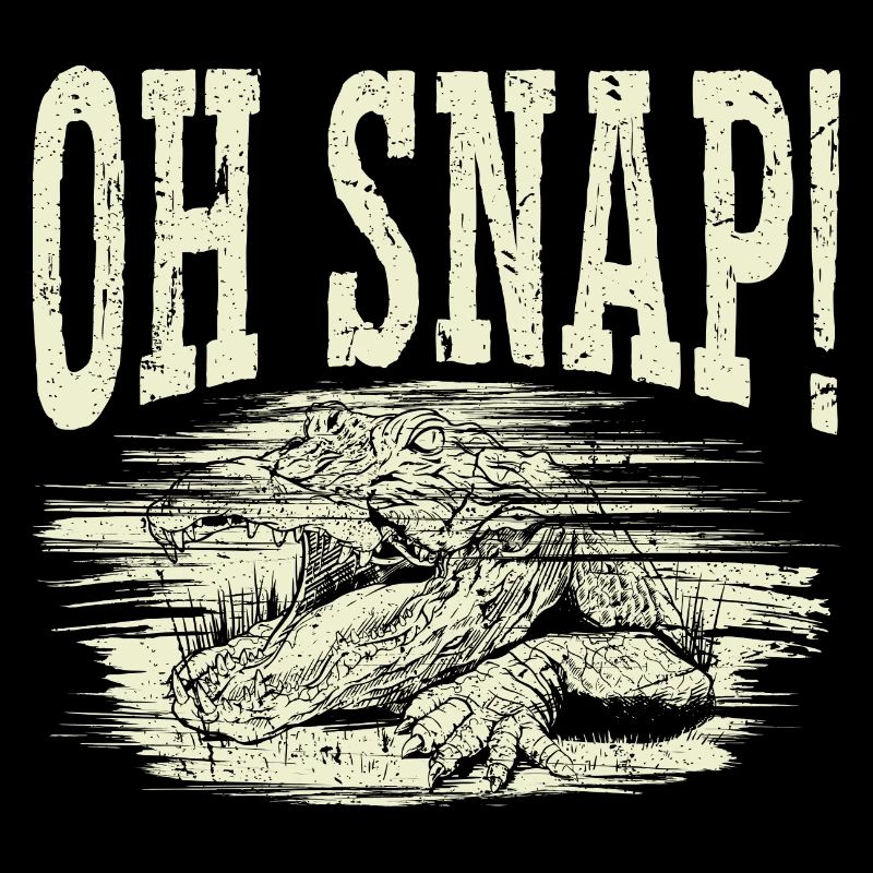 Chasseur d’alligator, Citation de crocodile Oh Snap, Gator