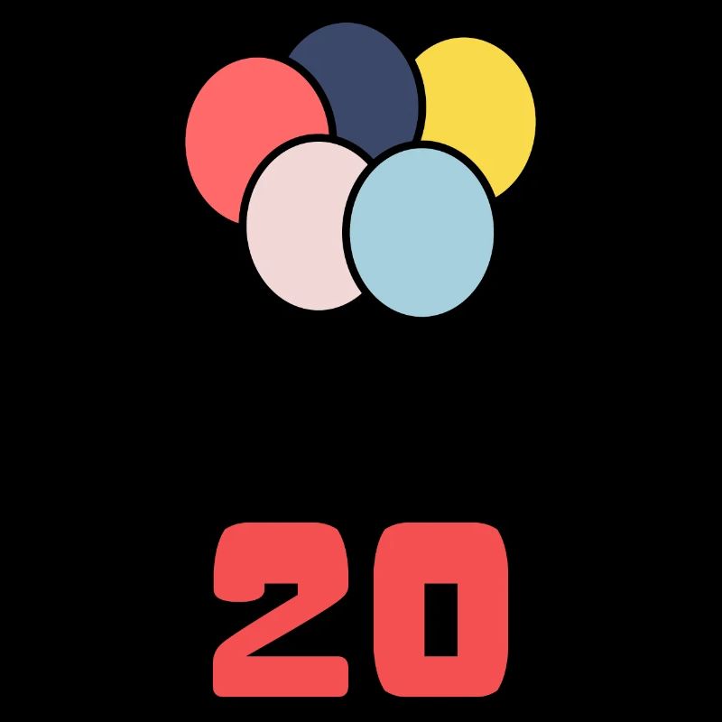 20. 20 ANS. 20e ANNIVERSAIRE. ANNIVERSAIRE 20 ANS.