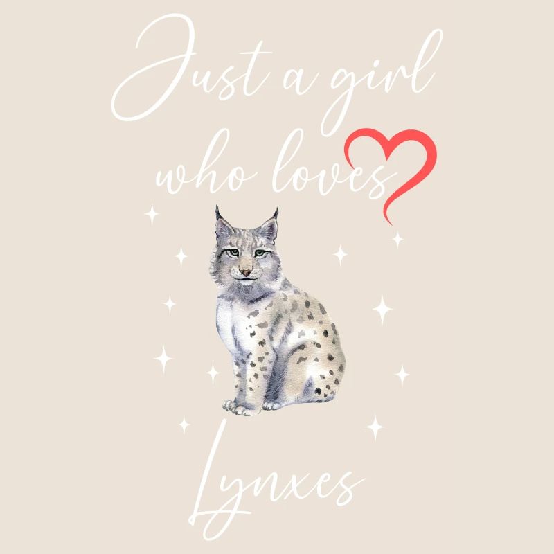Frau Mädchen Liebe Herz Luchs